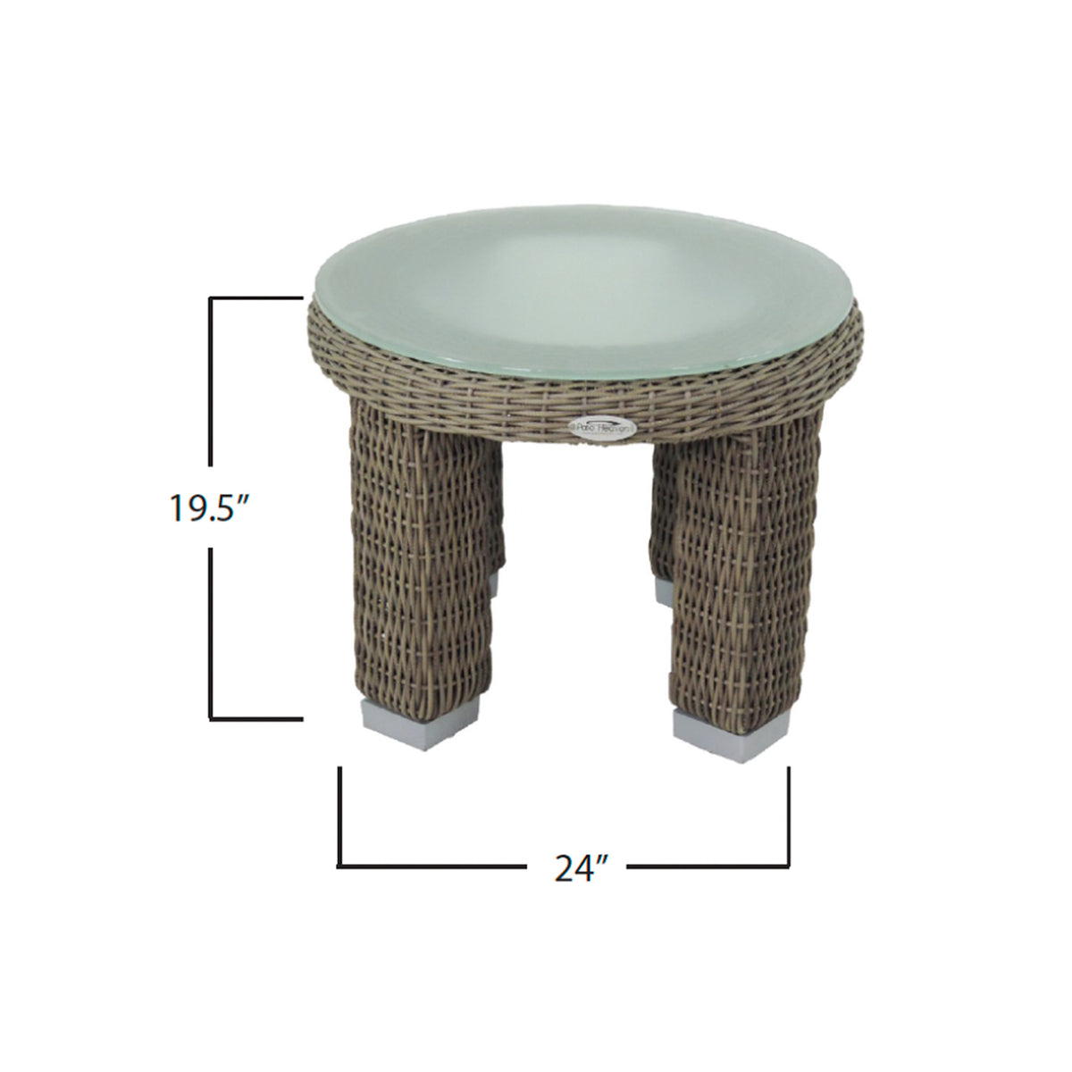 Palisades Round End Table