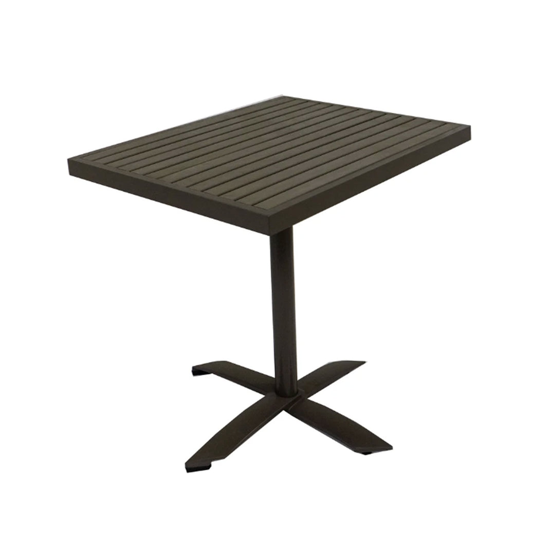 Riviera Banded Rectangle Pedestal Table