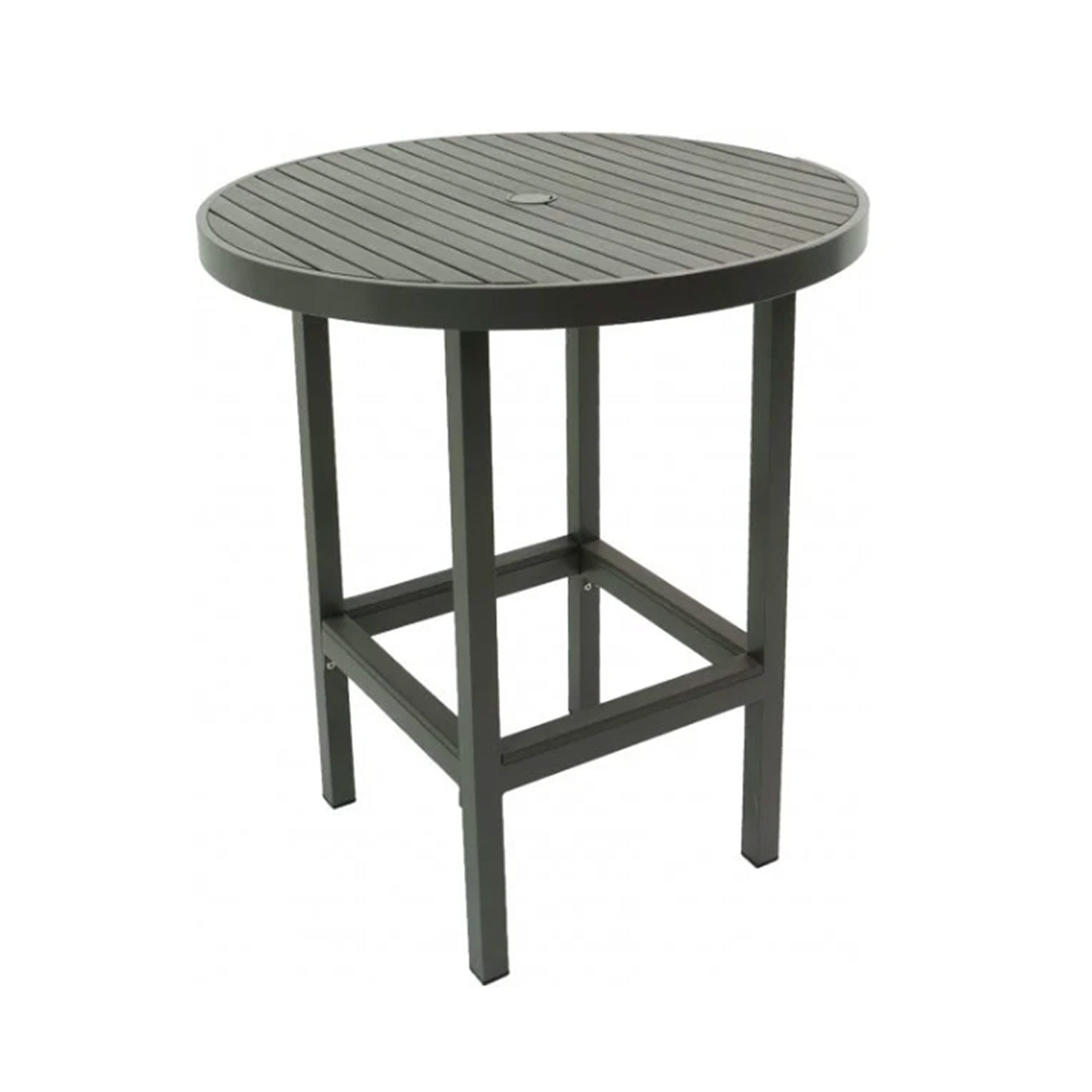 Riviera Banded Round Bar Table